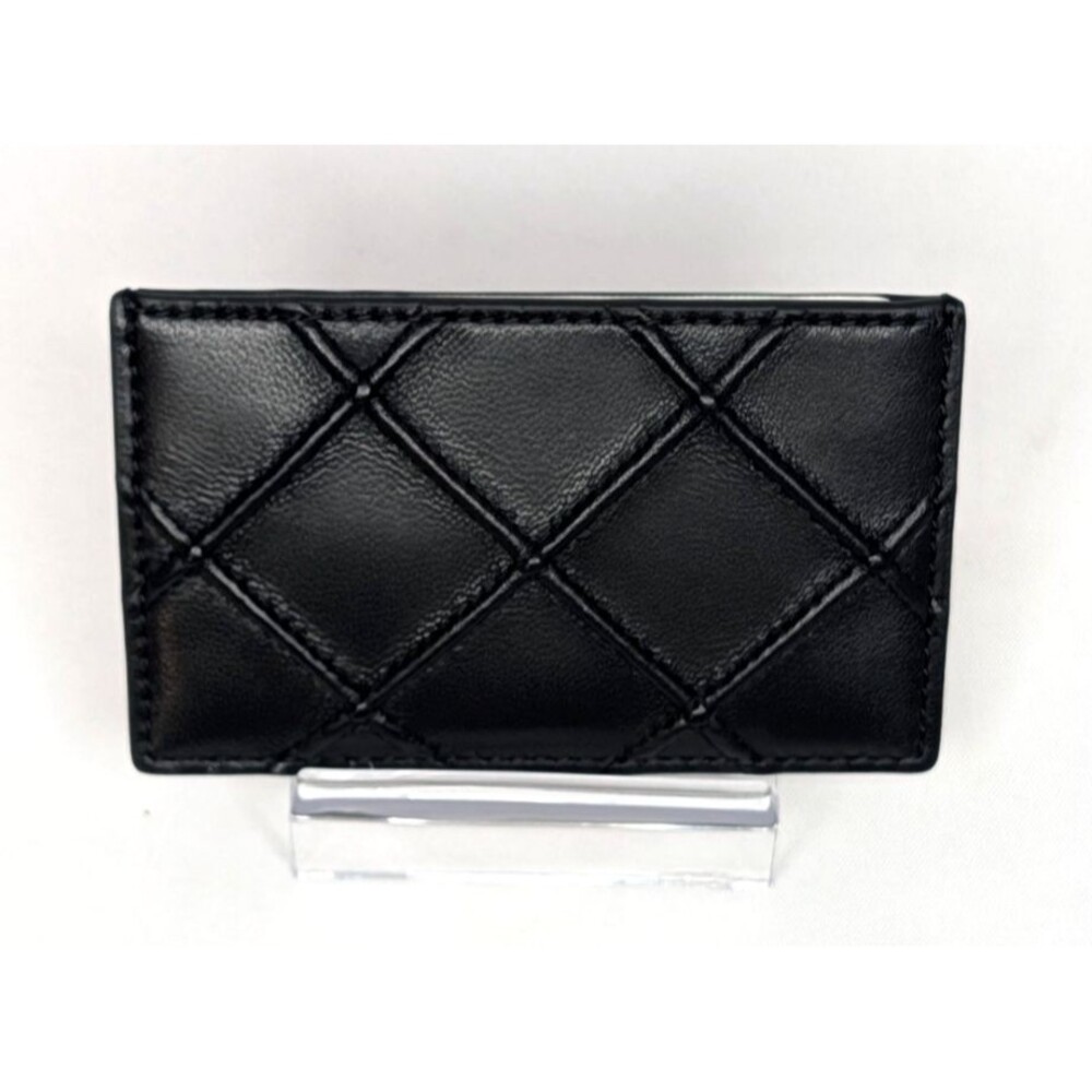 Tory Burch Fleming Soft Card Case Holder Leather Wallet ~NWT~ Black - Picture 5 of 6